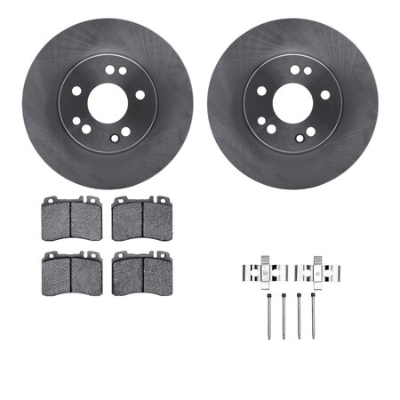 6512-63282, Rotors With 5000 Advanced Brake Pads Includes Hardware